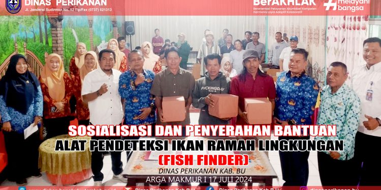Sosialisasi dan Penyerahan Bantuan Alat Pendekteksi Ikan (Fish Finder) I Bidang Tangkap