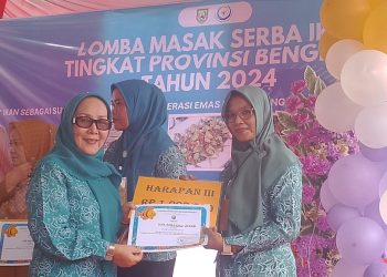 Dinas Perikanan Kabupaten Bengkulu Utara hadiri (Harkanas) Hari Ikan Nasional ke-11 di DKP Prov Bengkulu.