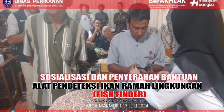 Sosialisasi dan Penyerahan Bantuan Alat Pendekteksi Ikan (Fish Finder) I Bidang Tangkap
