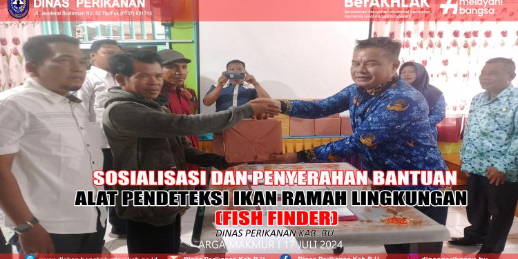 Sosialisasi dan Penyerahan Bantuan Alat Pendekteksi Ikan (Fish Finder) I Bidang Tangkap